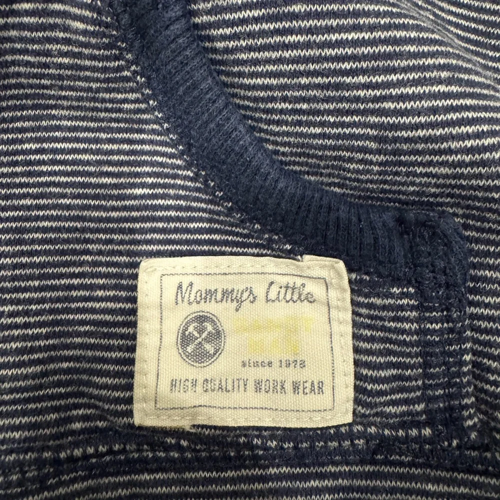 Carter's Navy & white Striped‎ Hoodie